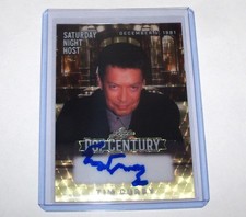 2025 TIM CURRY LEAF METAL POP CENTURY SUPER PRISMATIC GOLD AUTOGRAPH AUTO 1/1