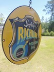 Vintage Porcelain Richlube Motor Oil “100% Pure Pennsylvania” Metal Sign, 11.75" — photo 7