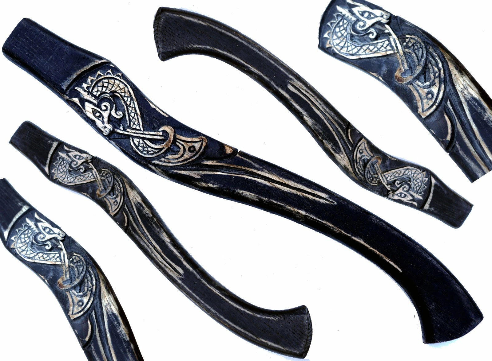 Custom Viking Style Camping/Hunting Axe Handle, gift for him /her Birthday Gifts
