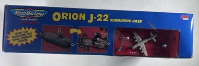 VTG 1998 Galoob Micro Machines Military Orion J-22 Submarine Base