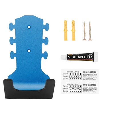 Gitarrenhalter Wandhalterung Ständer Metall Rutschfest Schutz Silikon