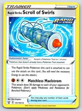 Rapid Strike Scroll of Swirls 131/163 - Pokemon : Battle Styles - NM - Graphics
