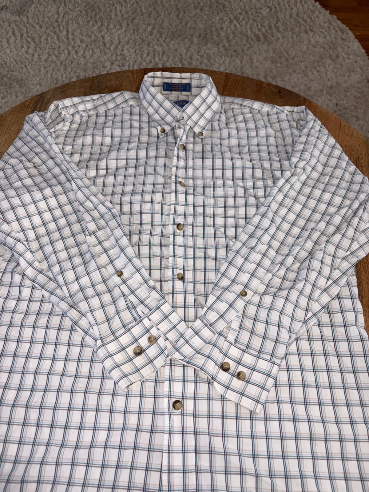 Pendleton Mens Medium Broadway Cloth Wrinkle Resi… - image 1