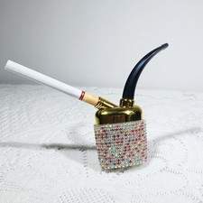 1PC Mini Bongo Per Shisha In Plastica Con Strass Bong Cristallo Per Tabacco