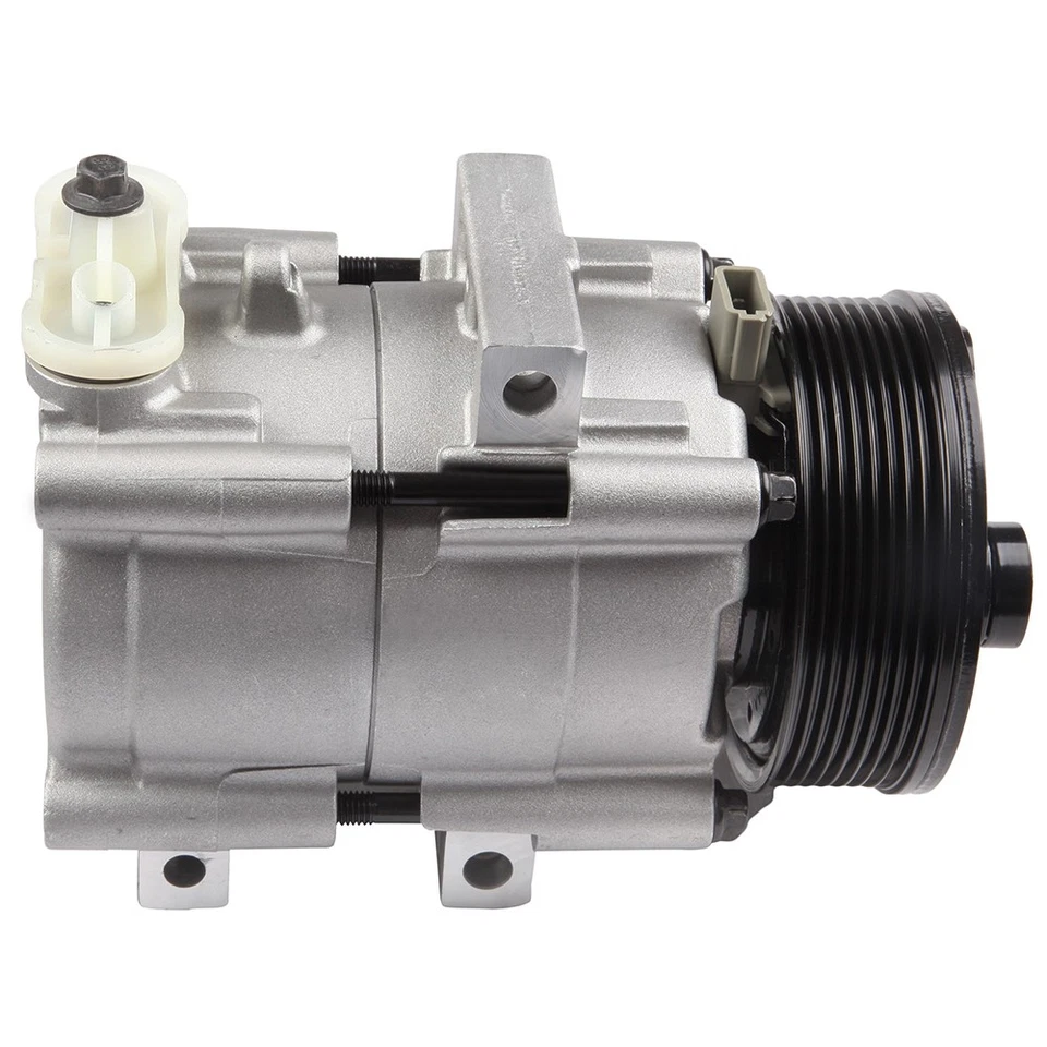 A/C AC Compressor w/Clutch For 1997-01 Ford E-150 Econoline Club Wagon 4.6L 5.4L - Изображение 3 из 4