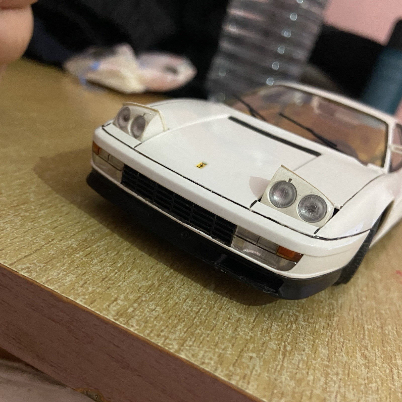 Ferrari Testarossa Tamiya 1/24 réplique de collection miniature à assembler pour passionné