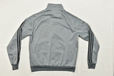 adidas グレー 3ストライプ ジャケット M Adidas Men's Gray Full Zip Track Jacket Size M Medium 3-Stripe