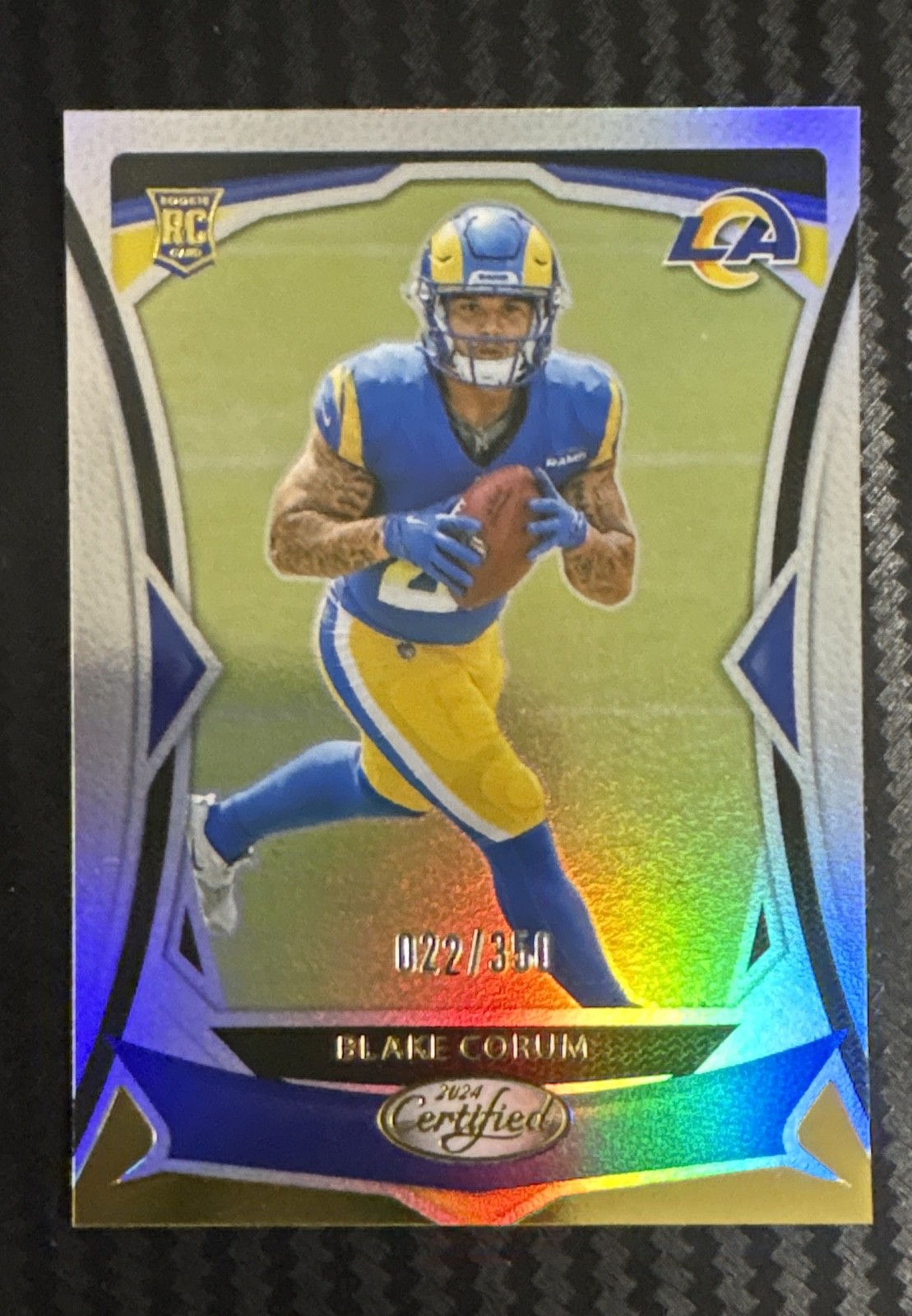 2024 Panini Certified - Rookies Blake Corum #160 Mirror /350 (RC)