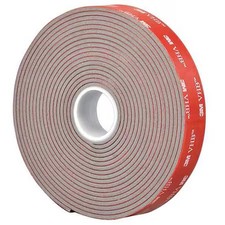 3M 4991 Double-Sided Foam Tape, 3/4 In W, 5 Yd L, 3/32 In, Acrylic Foam,
