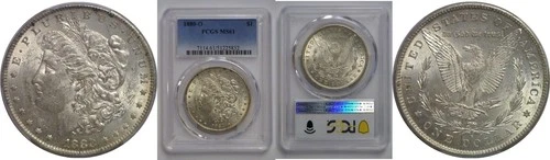 1880-O Morgan Dollar   PCGS MS-61
