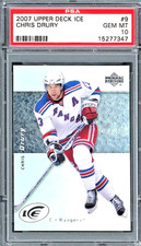2007 Upper Deck - Chris Drury Ice #9 PSA 10 POP 1