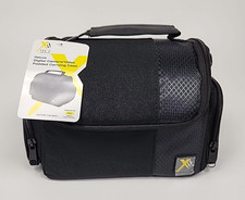 New Digital Deluxe Camera/Video Padded Carrying Case W/ Shoulder Strap, Dividers