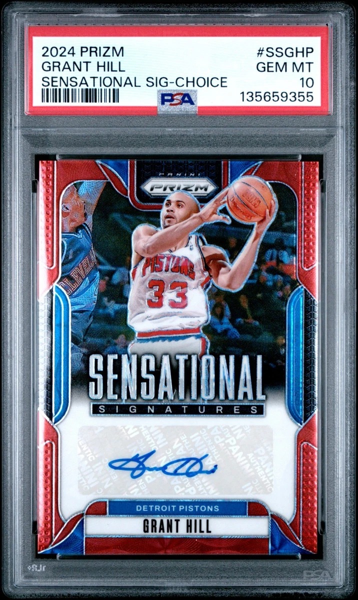 Panini Grant Hill Basketball Original Autographed Sports Trading