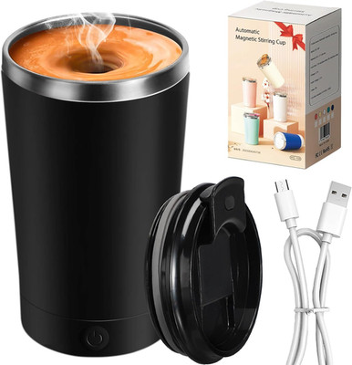 Self Stirring Coffee Mug with Lid Electric High Speed Self Stirring Mug 400Ml Re