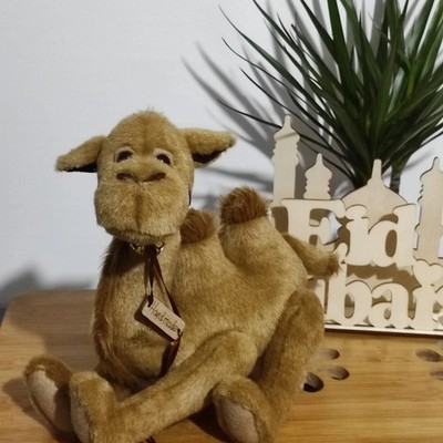 Handgefertigtes Araber Kamel Plüschtier Stofftier Top Qualität Handarbeit Tier Puppe Wüste