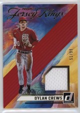 2024 Panini Donruss Prospect Jersey Kings Red 51/99 Dylan Crews #PJK-DC c6t