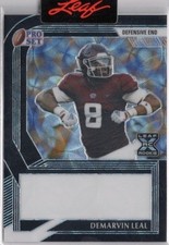 2022 Leaf Pro Set Pre-Production Proof Demarvin Leal Rookie Card RC 1/1 Steelers