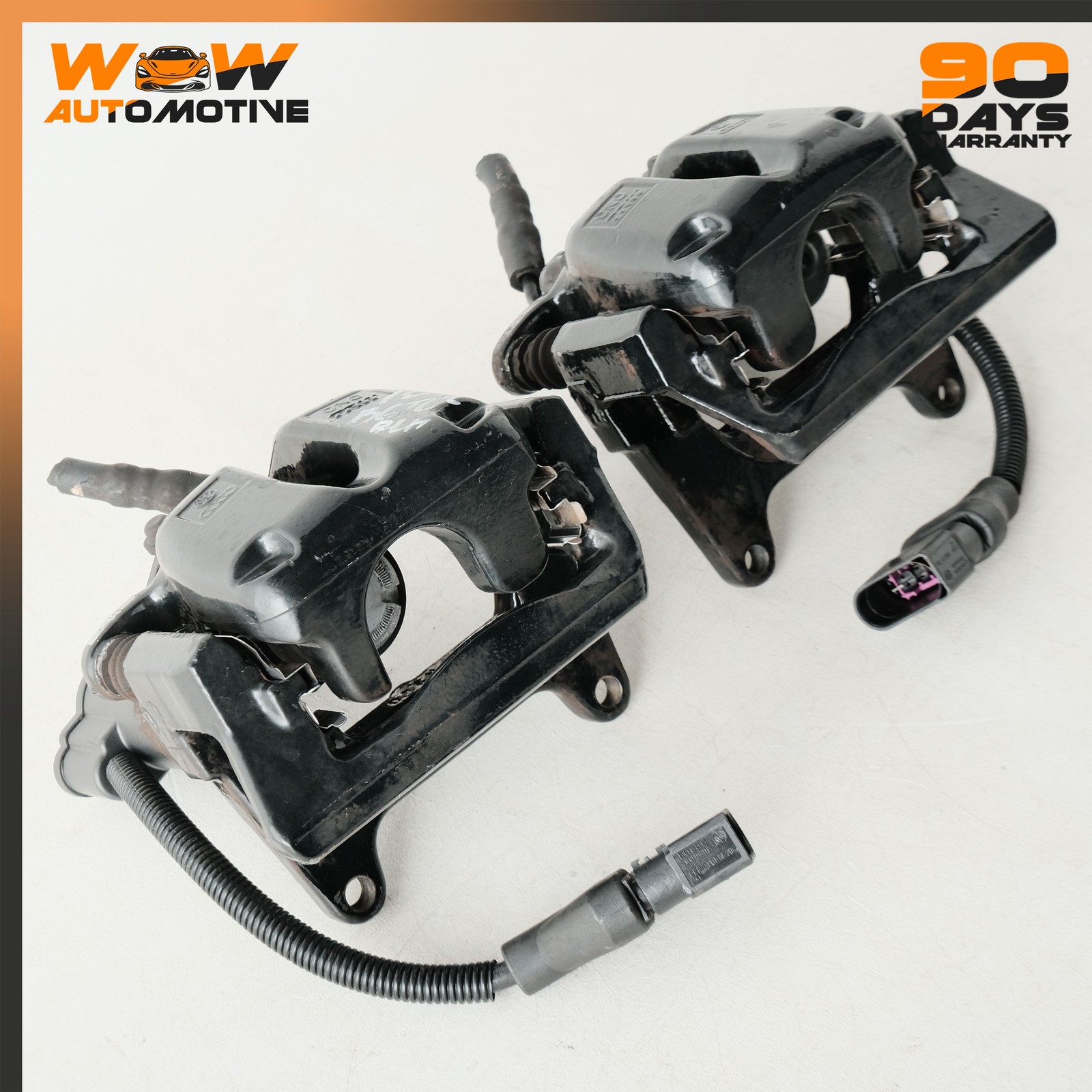 12-19 BENTLEY CONTINENTAL GTC FLYING SPUR REAR LEFT RIGHT BRAKE CALIPER SET OEM