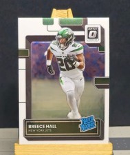 2022 Donruss Optic #214 Breece Hall RC New York Jets Rookie Football Card. rookie card picture