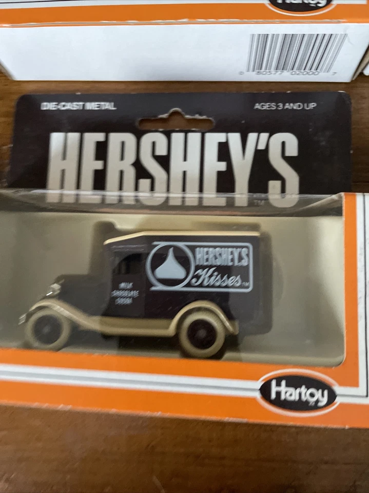 Camión cisterna Lledo Hartoy Hershey's 1979 fundido a presión en caja coche de juguete ¡¡X 4!!! Foto 3 de 4
