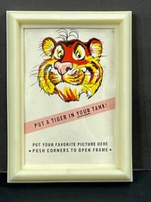 ESSO Put A Tiger In Your Tank Picture Photo Frame Gas Station Advertising Promo