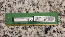 4X Crucial 4GB DDR4-2133 1.2v SR x8 RDIMM Server Memory