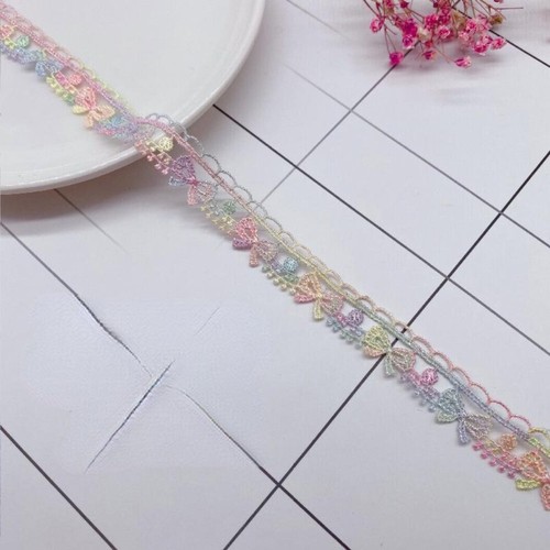 15 Yards Lace Hollow Out Ribbon Edging Bowknit Tapes Trimmings Craft Supplies - Picture 4 of 12