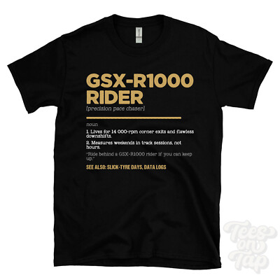 GSX-R1000 Rider T-Shirt - Funny Dictionary Style - precision pace chaser