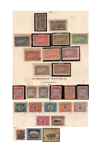 Dominica Republic Large Stamp Collection 1867-1964 - Picture 2 of 24