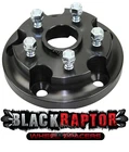 Black Raptor Land Rover Defender Wheel Adaptor for L322 & Sport Rims 72.5mm CB