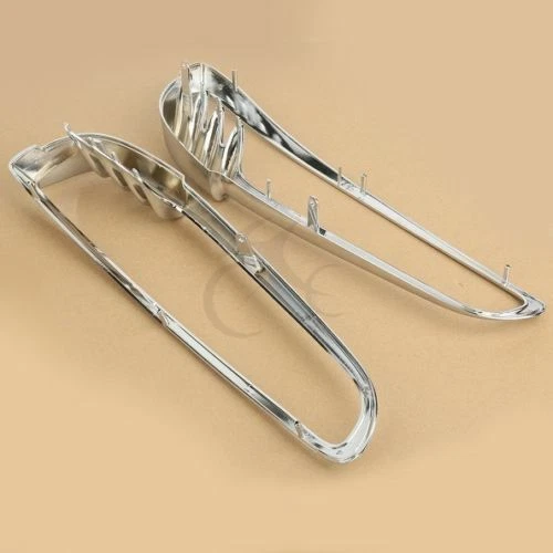 Biseles de moldura de radiador cromados aptos para Harley Davidson V-ROD VRSC ROD 2001-2010 EE. UU. Foto 2 de 4