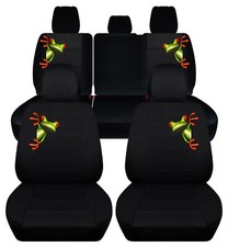 Custom Made Frontrear Car Seat Covers Black Wfrog Fits Jeep Renegade 2015-19