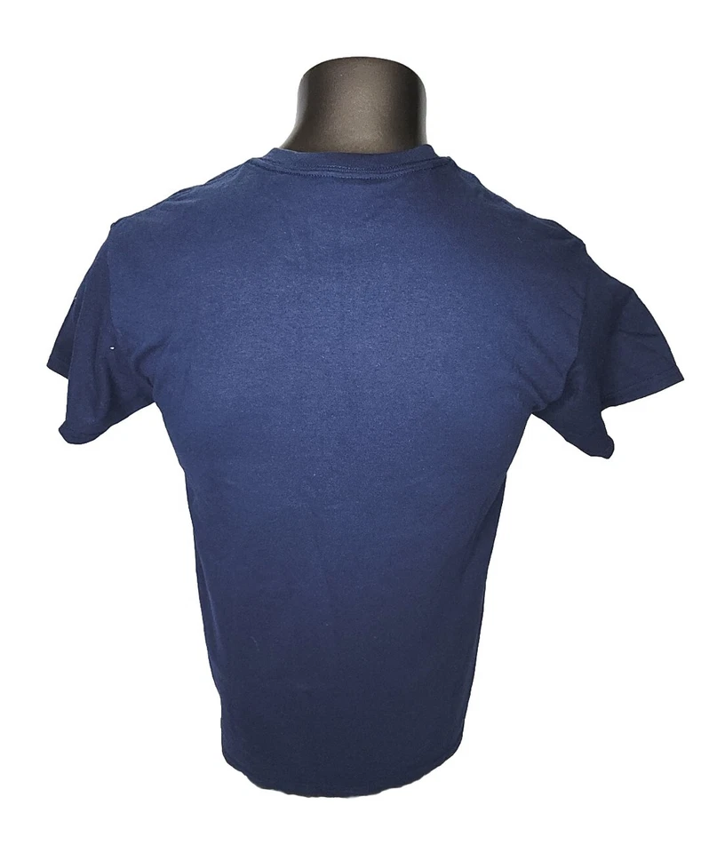 Joe Paterno Penn State T-Shirt Size M Nittany Lions Gildan Navy White - Image 3 of 4