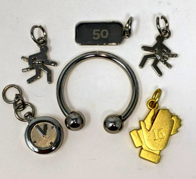 Lot of Weight Watchers WW Award Charms Key Chain Achievement Goal 