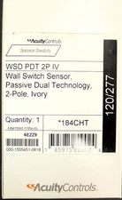 ACUITY SENSOR SWITCH WSD PDT 2P IV WALL MOUNT SENSOR
