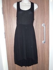 ZARA Crochet Back Dress - Black - M 
