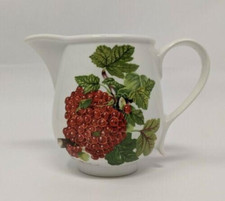 ❀׿װ٣❀ PORTMEIRION POMONA Navidad EL DISEÑO DE GROSELLA ROJA JARRA DE CREMA Cerámica ❀׿װ٣❀
