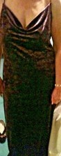 George Velvet Evening New Years Eve Party Dress - size 14 / 16