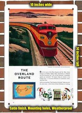 Metal Sign - 1950 Southern Pacific Overland Route - 10x14 inches