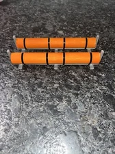 HO- O- SCALE Large Pipe Loads For Flatcars, Gondolas,and Bulkheads (ORANGE) 