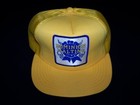 Dominion Malting Beer Vintage Snapback 1980s hat mesh back truckers cap