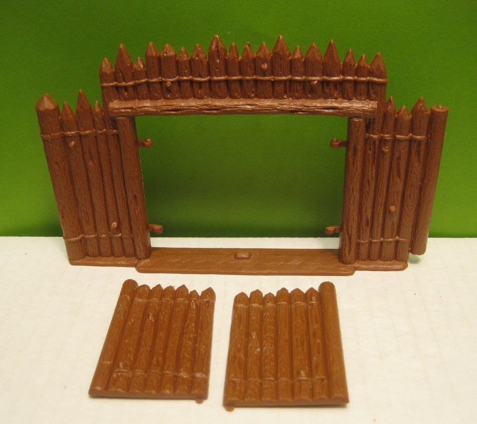 MARX RECAST JUNGLE WILDERNESS FORT BOONESBORO PLAYSET FOR PLASTIC TOY