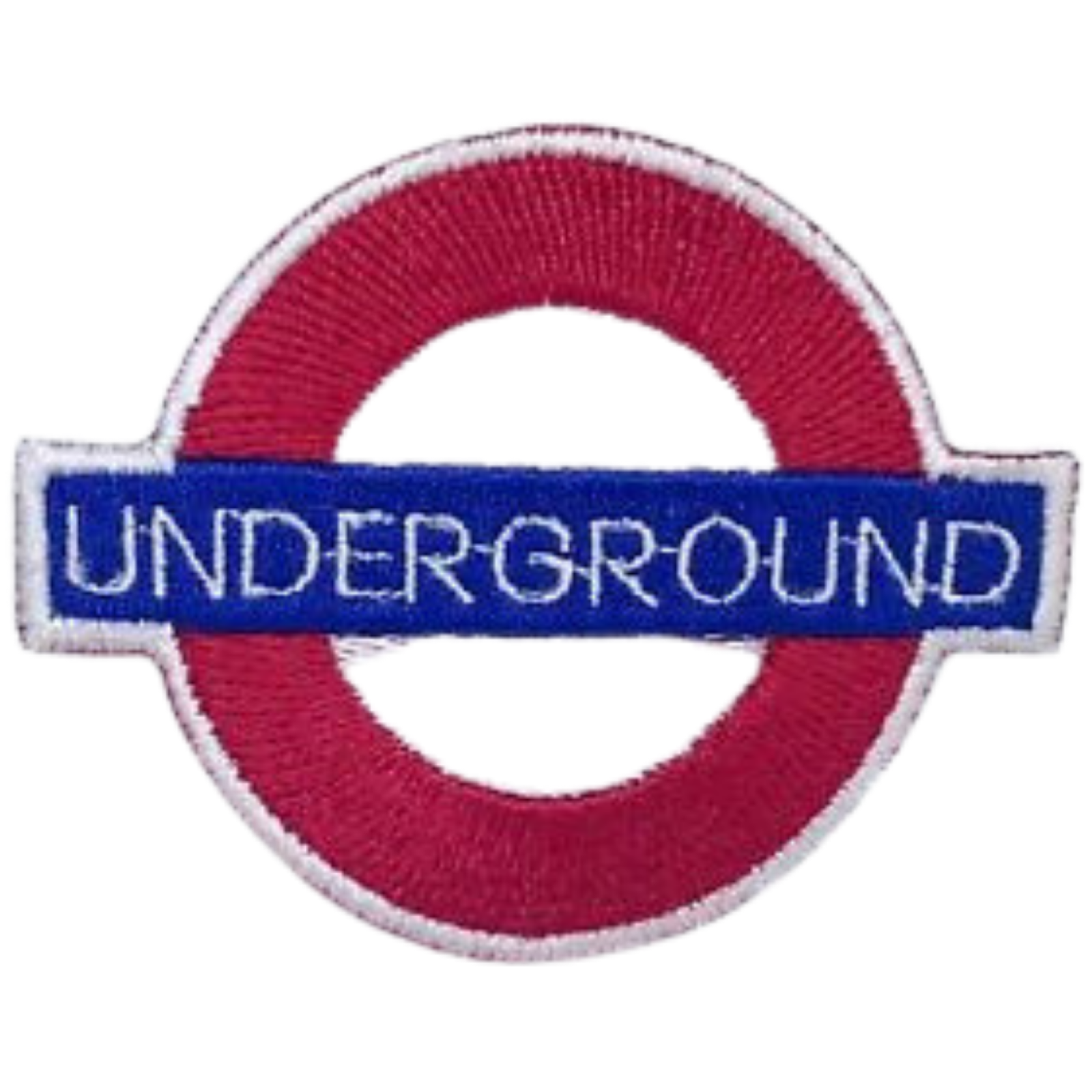 London Underground Logo Iron-On Embroidery Patches for Jackets & Clothes