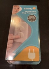 Safety 1st Secure PRESS PLUG PROTECTORS, outlet cover 24 Pack- NEW in Package