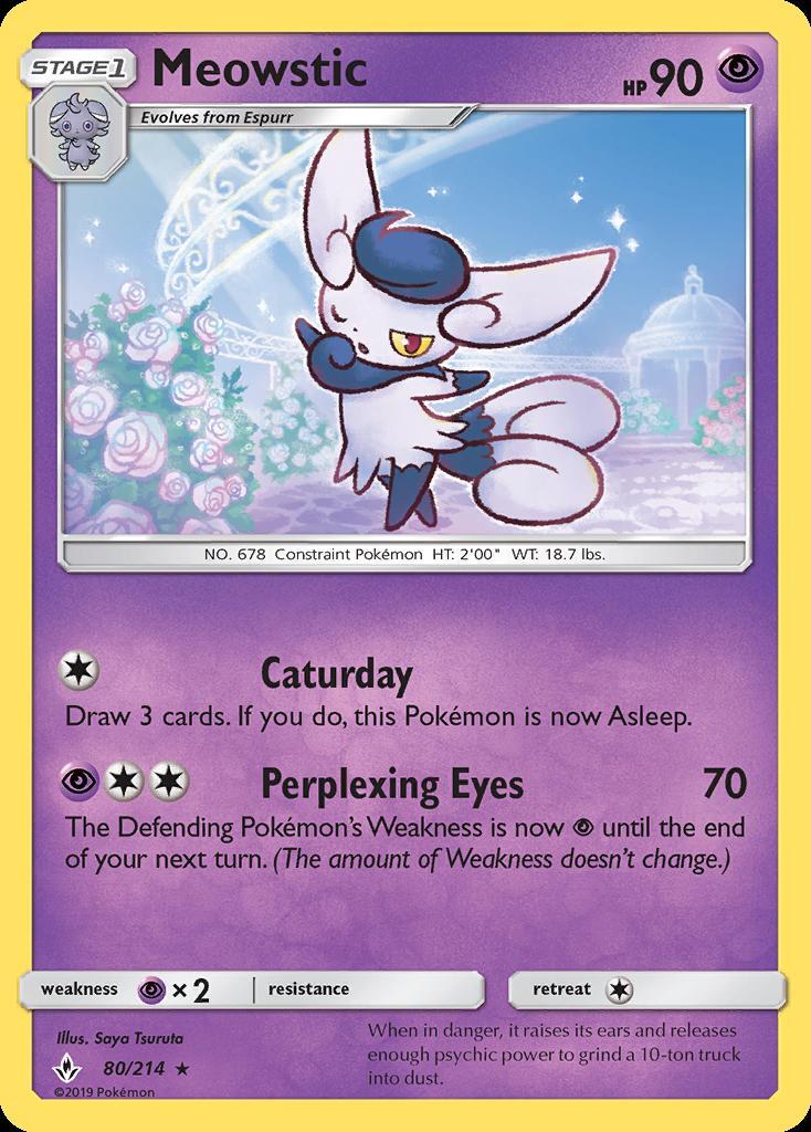 Pokemon Meowstic (80/234) Unbroken Bonds LP