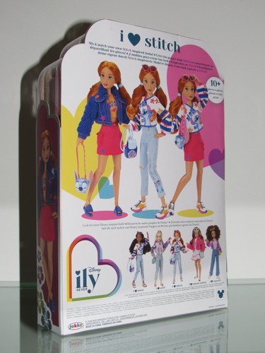 NEW DISNEY ILY 4EVER ALOHA STITCH ARTICULATED POSABLE DOLL WITH JEANS & OUTFITS - Picture 9 of 13