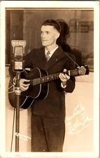 Kansas City Missouri Old Time Radio KXBY Cresswell Little Joe RPPC Postcard 1937