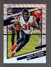 2021 OPTIC PREMIUM BOX SET WAVE PRIZM #104 DAVID JOHNSON /299 TEXANS QTY W/LINE
