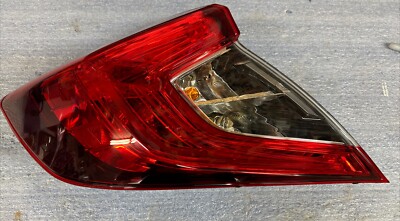 Driver Left Tail Light Sedan Quarter Mounted Fits 16-19 CIVIC 10905723