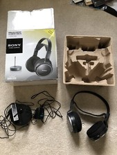 Sony MDR-RF810 Headband Wireless Headphones - Black for sale online | eBay